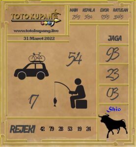 Kode Syair Togel Online Toto Kupang 31 Maret 2022