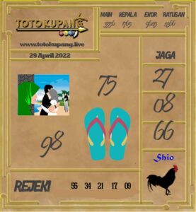 Kode Syair Togel Online Toto Kupang 29 April 2022
