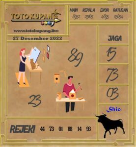 Kode Syair Togel Online Toto Kupang 27 Desember 2022